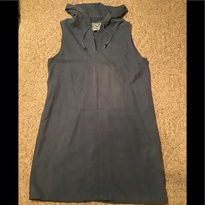 Women’s size large HSZ Studio hooded sleeveless dress jumper